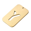 304 Stainless Steel Pendants STAS-D200-01Y-G-2