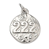 Textured 304 Stainless Steel Pendants STAS-A140-02P-2-1