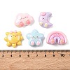 Opaque Resin Cabochons RESI-F072-06-3