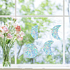 16 Sheets 4 Styles Waterproof PVC Colored Laser Stained Window Film Static Stickers DIY-WH0314-077-7