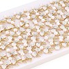 Bowknot Brass Micro Pave Clear Cubic Zirconia Dangle Stud Earrings PEAR-N017-07C-5