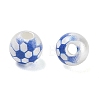 Sports Printed ABS Plastic Beads PL-CBA1C22-08-2