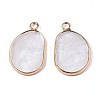 Natural Quartz Crystal Pendants G-S359-317E-2