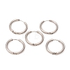 Tarnish Resistant 201 Stainless Steel Huggie Hoop Earrings EJEW-L250-01F-P-1