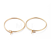 316 Surgical Stainless Steel Hoop Earring Findings LS-X-STAS-J025-01B-G-2