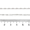 Non-Tarnish 304 Stainless Steel Dapped Chain Necklace for Men Women NJEW-E076-02P-2