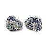 Sparkling Acrylic Heart Beads with Rhinestone Embellishment LS-OACR-NH0001-02A-04-2