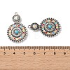 Bohemia Tibetan Style Alloy & Enamel & Acrylic & Rhinestone Pendants LS-FIND-T074-01AS-3