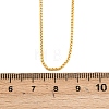 1MM Brass Box Chain Adjustable Slider Necklaces KK-H533-10B-G-5