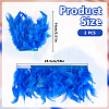 Feather Bracelets Wrist Band AJEW-WH0591-443A-2