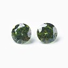 Cubic Zirconia Pointed Back Cabochons ZIRC-WH0001-B09-1