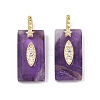 Natural Amethyst Faceted Pendants GG-CBA4154-06G-05-1