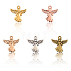 40Pcs 5 Colors Tibetan Style Alloy Pendants FIND-SC0016-64-7