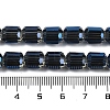 Electroplate Glass Beads Strands GLAA-G112-07E-4