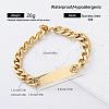 European Style 304 Stainless Steel Link Bracelets for Women OZ9661-1-1