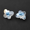 Evil Eye Glass Butterfly Beads G-P485-01A-4