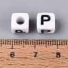 Opaque Acrylic Beads SACR-N020-04A-P-4