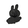 Cartoon Rabbit Enamel Pin JEWB-G017-01EB-02-2