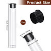 Transparent Tube Plastic Bead Containers with Lids FIND-WH0176-10A-2