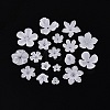 Frosted Acrylic Bead Caps KY-Q004-08I-2