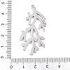 Hollow 304 Stainless Steel Pendants STAS-Z194-03P-03-3