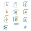 Alloy Stud Earring Findings PALLOY-TA0002-12LG-17