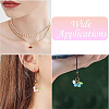 10Pcs Glass Pendants PALLOY-YW00093-01-7