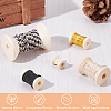 74Pcs Wooden Empty Spools for Wire TOOL-BC0002-12-4
