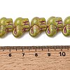 Painted Glass Beads Strands GLAA-Z021-11F-4