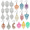 Tassel Earring Theme Carbon Steel Cutting Dies Stencils DIY-WH0309-1948-1