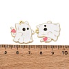 Halloween Alloy Enamel Pendants STAS-I354-01G-I-3