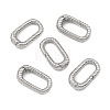 SHEGRACE Brass Spring Gate Rings XGRQ58222-756P-1