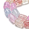 Transparent Crackle Glass Beads Strands GLAA-NH0001-04A-3