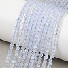 Natural Blue Chalcedony Beads G-P618-3mm-02-1