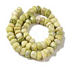 Natural Lemon Jade Beads Strands G-B078-G03-01-3