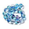Synthetic Moonstone Beads Strands G-P528-J03-18-2