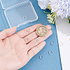 8Pcs 925 Sterling Silver Split Jump Rings STER-PH0005-24-3