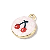 Printed Alloy Pendants ENAM-F160-03B-G-2