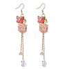 Acrylic Dangle Earrings EJEW-JE06938-3