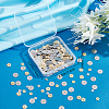600Pcs 4 Style Brass & 316 Surgical Stainless Steel Spacer Beads STAS-CN0001-14-7