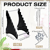 Acrylic Wall Mounted Sword Display Stands ODIS-WH0078-61A-3