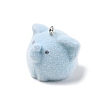 Flocky Resin Pendants FIND-A061-01E-2