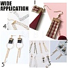 Iron Ribbon Crimp Ends E004Y-4