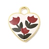 Printed Brass Pendants KK-K274-08G-12-1