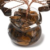 Natural Tiger Eye Chips Tree of Life Decorations DJEW-Z007-02P-3