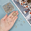 80Pcs 2 Color 304 Stainless Steel Leverback Earring Findings STAS-SP0001-14-3