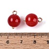 Alloy Glass Pendants GLAA-P080-03G-07-3
