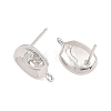 SHEGRACE Brass Stud Earring Findings XGRQ6M591-903P-2