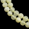 Natural New Jade Stone Round Bead Strands G-O039-16-8mm-A-3