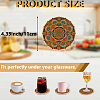 6Pcs Cotton Woven Coasters AJEW-WH20226-003-2